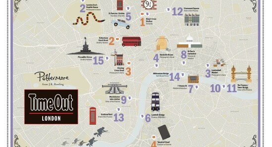 Harry Potter a Londra: Ecco la mappa con tutti i luoghi della saga