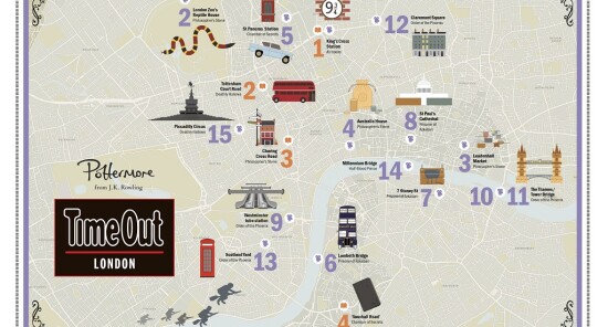 Harry Potter a Londra: Ecco la mappa con tutti i luoghi della saga