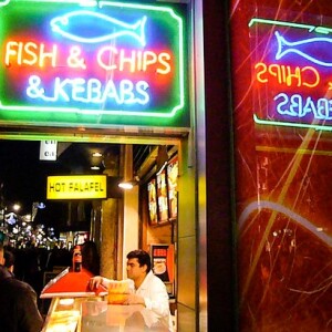 Kebab e Fish and Chips a Londra
