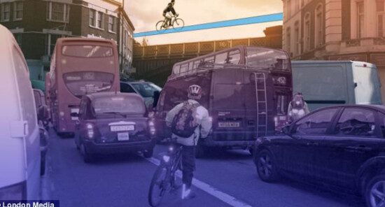 SkyCycle. La prima pista ciclabile sopraelevata