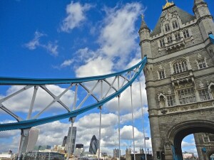 Tower bridge panorama
