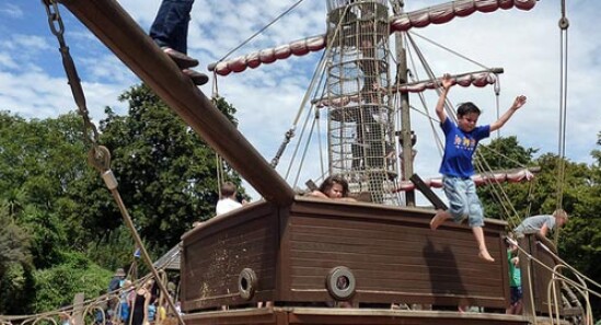 Diana Memorial Playground. L'area giochi per bambini di Hyde Park