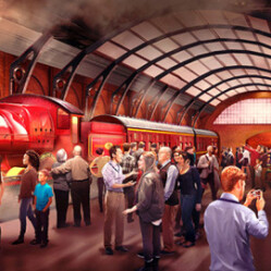 Harry Potter, il treno Hogwarts Express arriva al Warner Bros. Studio di Londra