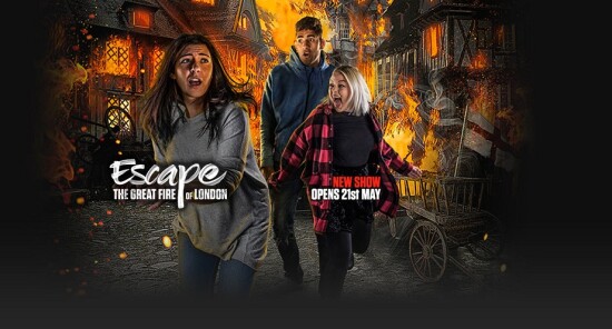 Il grande incendio di Londra in un’esperienza rovente al London Dungeon