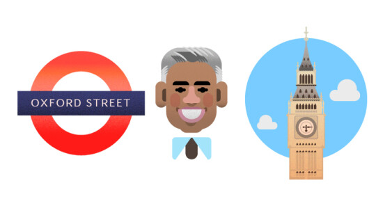 Le icone di Londra diventano emoji in un’app per smartphone