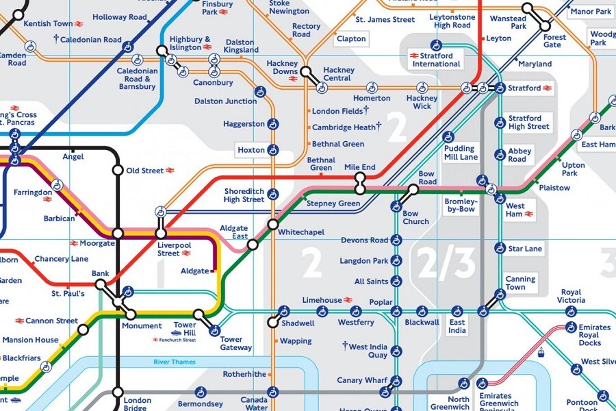 nuova mappa tube londra news