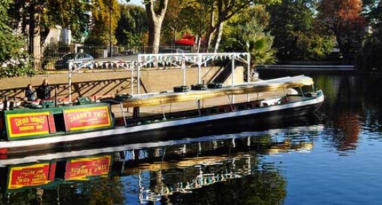 Regent's Canal in battello