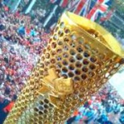 L'arrivo della Torcia Olimpica. L'evento Coca Cola è ad Hyde Park