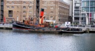 Battello a Canary Wharf