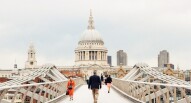 millenium bridge saint paul londra