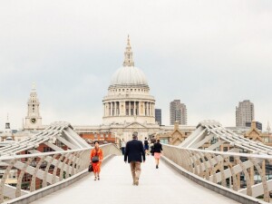 millenium bridge saint paul londra