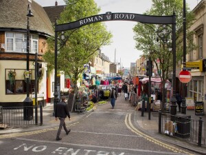 Roman Road Market western entrance