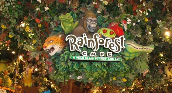 Rainforest Cafè: un ristorante a tema per tutta la famiglia