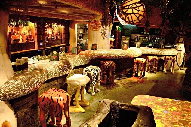 rainforest cafe sgabelli