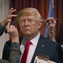 La statua di cera di Donald Trump svelata al Madame Tussauds di Londra