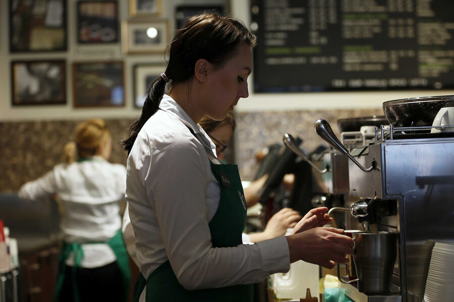 barista a londra