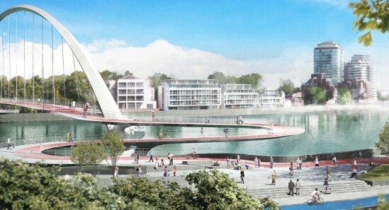Svelati i 4 possibili design del nuovo Cycle Bridge di Londra