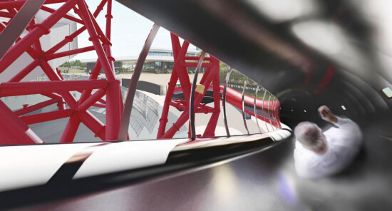 Inaugurato a Londra lo scivolo a spirale più alto d'Europa