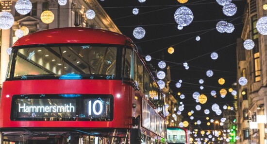 Trasporti di Londra a Natale e Capodanno: cosa c'è da sapere