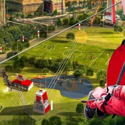 A Londra arriva la Zipline urbana più veloce al mondo