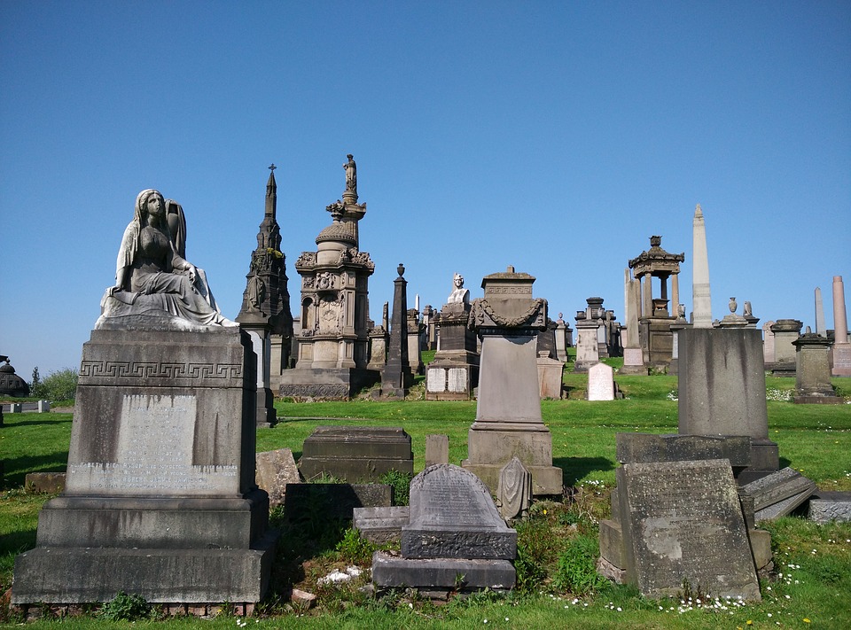 Cimitero Glasgow necropoli Scozia